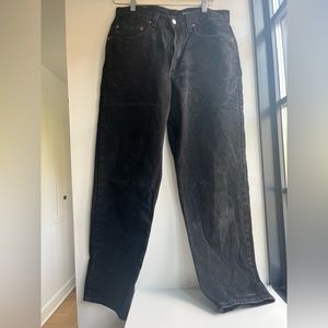 550 Levi Black Jeans